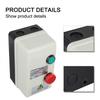 1pc 3Phasé 380V Interrupteur Démarreur Moteur Électrique Magnétique Étanche Pour Compresseur