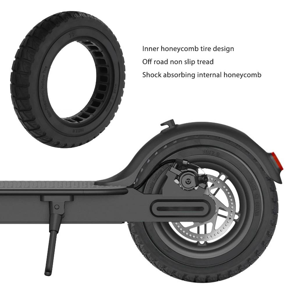 Black Electric Scooter Solid Tire for Xiaomi M365 / 1S / Pro Electric Scooter Daily Riding