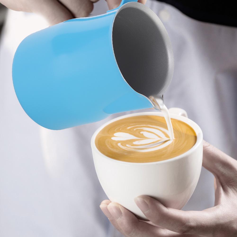 550ml Stainless Steel Thicken Milk Frothing Cup Jug Coffee Pitcher Latte Art for Home Coffee