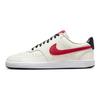 Nike Court Vision Low Sail University Red Sneakers DM1187-101