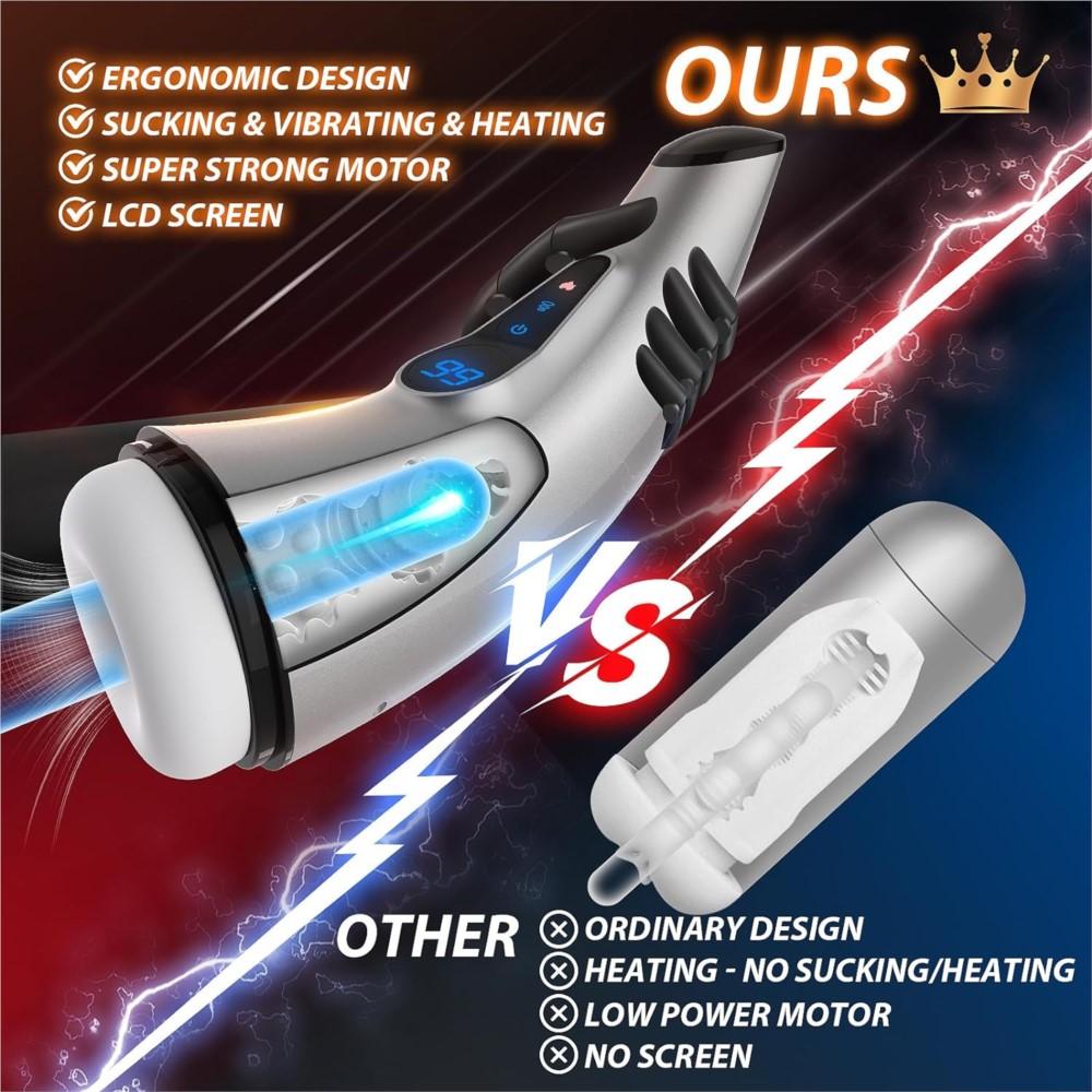 Male Masturbator Mens Sex Toy Penis Pump Sleeve Heating Mens Adult Toys Male Vibrator Stroker Automatic sex machine