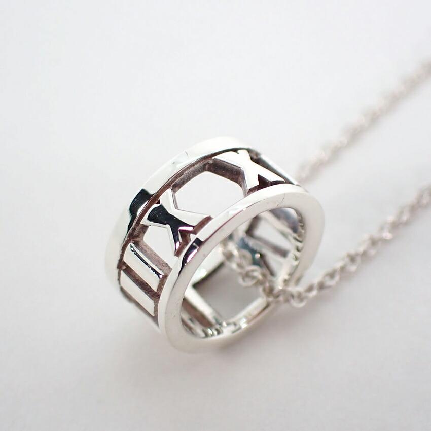 [Pre-owned] TIFFANY/Tiffany 925 Open Atlas Pendant/Necklace/j77-7