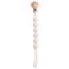 Beech Wood Pacifier Clip Silicone Chain Anti-Drop Baby Accessories Pacifier Chain Nipple Holder Nipple Clip Cartoon Dummy Holder