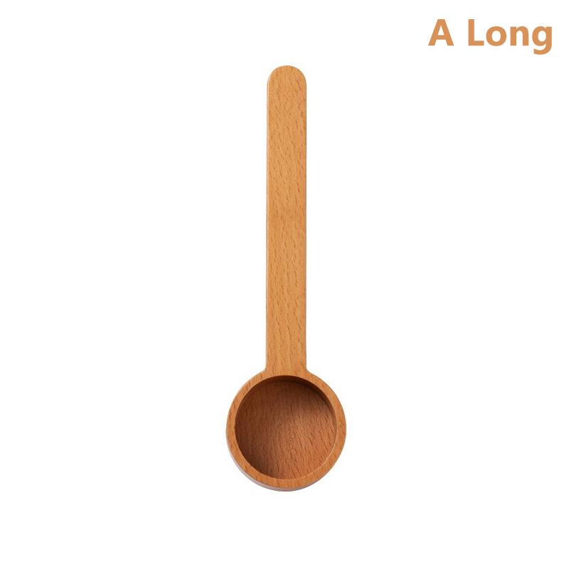Trä Måttsked Kök Måttskedar Te Kaffe Skopa Socker Krydda Måttsked Mätverktyg För Matlagning Hemma
