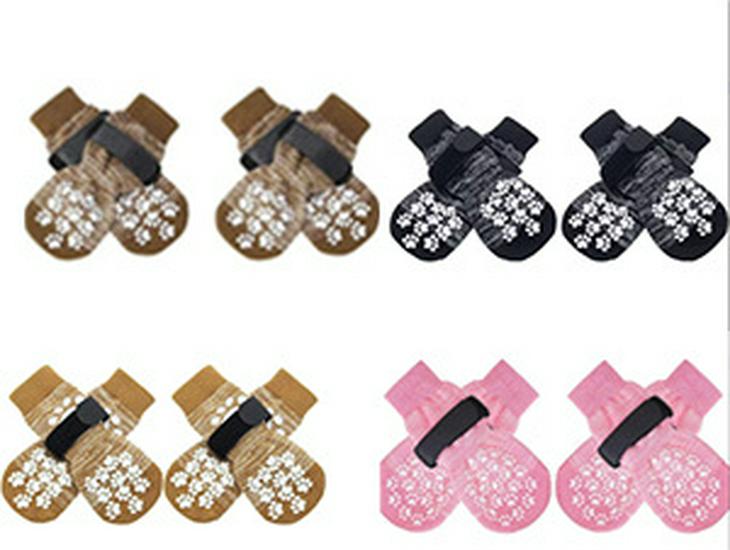 

Нескользящие носки для питомцев, устойчивые к царапинам - Чехлы для лап собак и кошек Size M