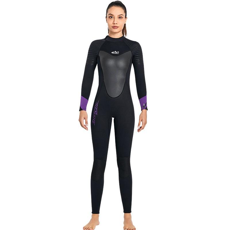 3mm Fullsuit Wetsuit Freediving Surfing Snorkeling Winter Swimming Jellyfish Protection Unisex Neoprene Diving Suit