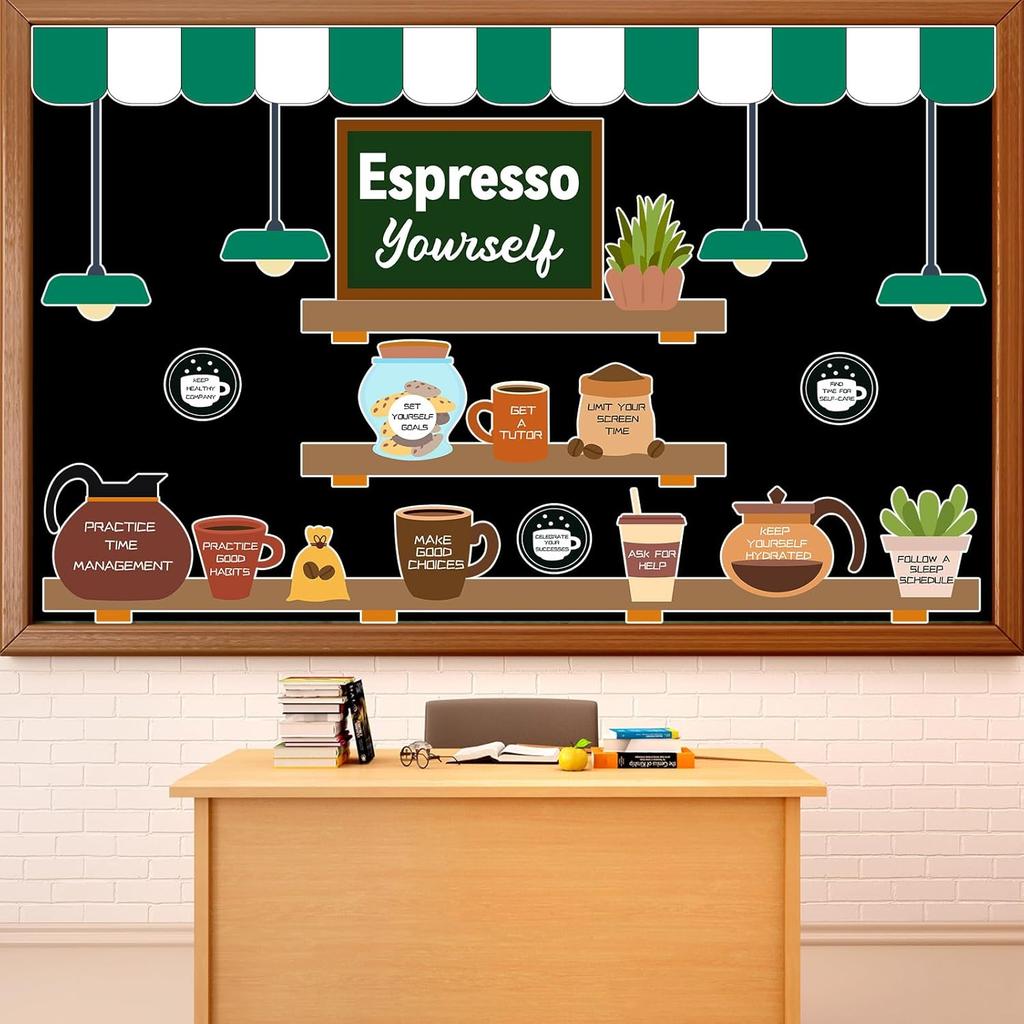 47 Pcs Need to Succeed Counselor Bulletin Board Set Boho Mental Health Classroom Bulletin Board Decorations Positive Growth Mindset Posters with