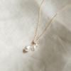 EMANCO Stainless Steel 5PCS Freshwater Pearl Necklaces DIY Irregular Chain Pearl Necklace Birthday Gift