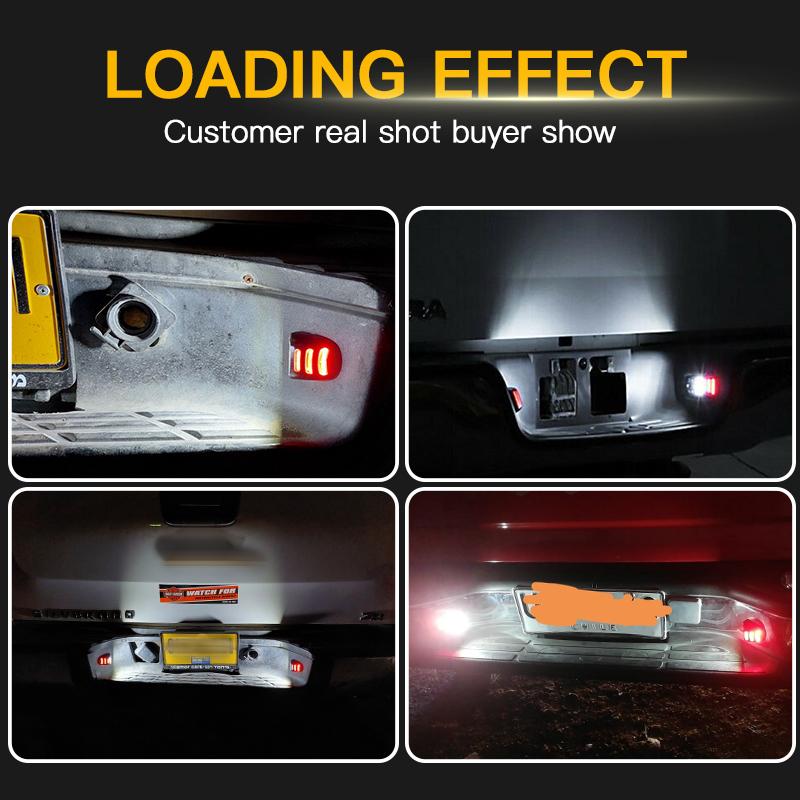 For Chevrolet Avalanche 1500 2002-2013 Silverado 1500 1999-2013 led License Number Plate Light Assembly Tail Tag Lamp White 2pcs