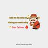 Smooth Sailing & Wealth Wishes Reflective Waterproof Rear Window Sticker