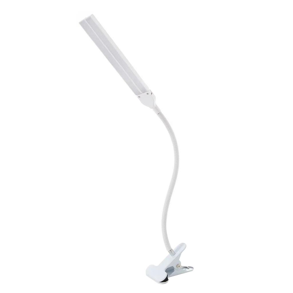 Clip On Desk Lamp Dual Head Eye Care Dimmable LED Night Light for Student Children   Reading Bedside