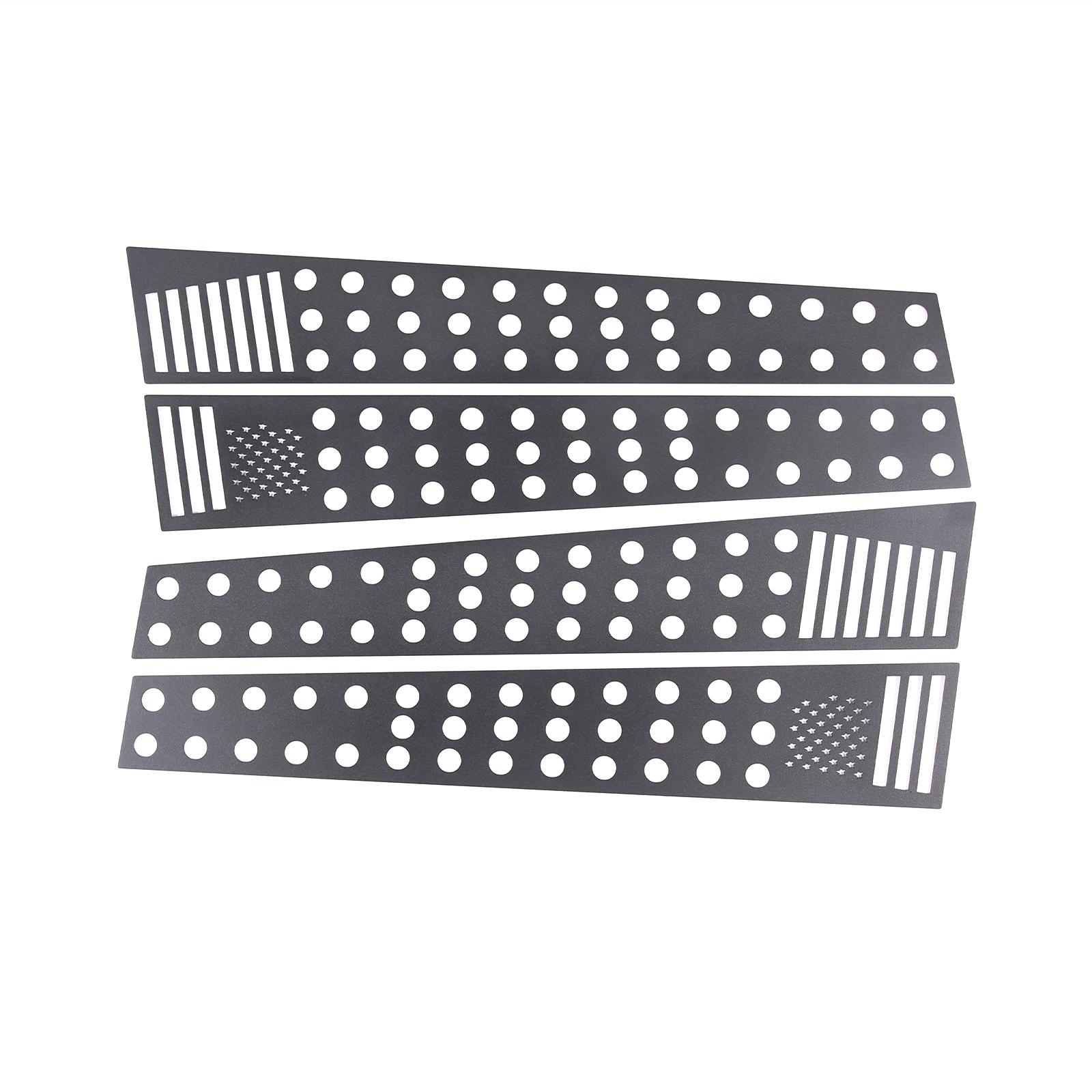 

Aluminum alloy Car Window B-pillar Center Pillar Trim Sticker For Land Rover Discovery 3/4 LR3 LR4 2004-2016 Car Accessories