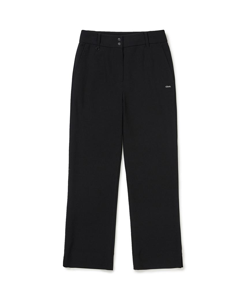 CLOVE [25Ss Clove] Easy Flared Pants (Black)