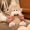 Berühmtes Baby Panchi Plüschtier Niedlicher Daumenaffe und Roter Orang-Utan Mama Weiche Puppe Stofftier Plüschtiere Schönes Geschenk
