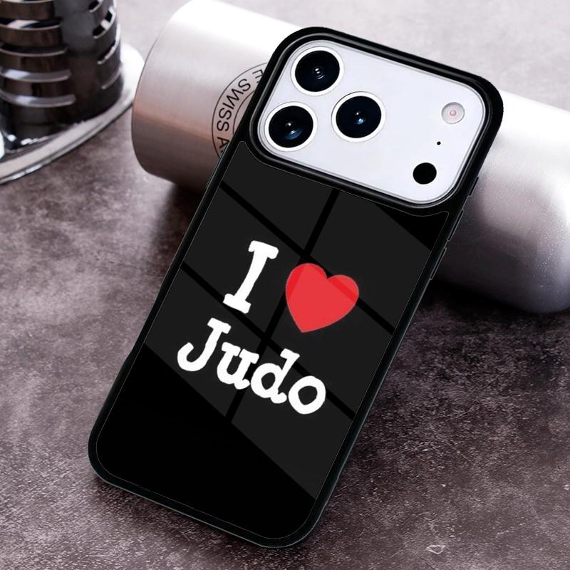 I LOVE Janpan Judo Original Phone Case for iPhone 17 16 15 Pro Max Air 14 13 12 11 Plus Shockproof Cover