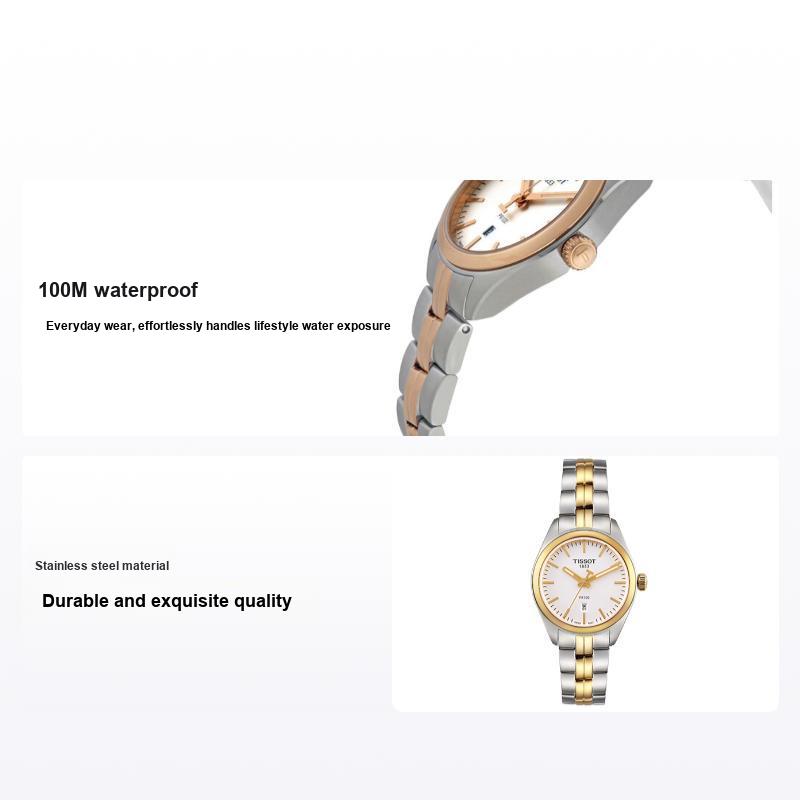Tissot Men's Silver Pr100 Series Quartz Movet 100M Water Resistant Watch 33Mm Dial Wo Watches T101.210.22.031.01