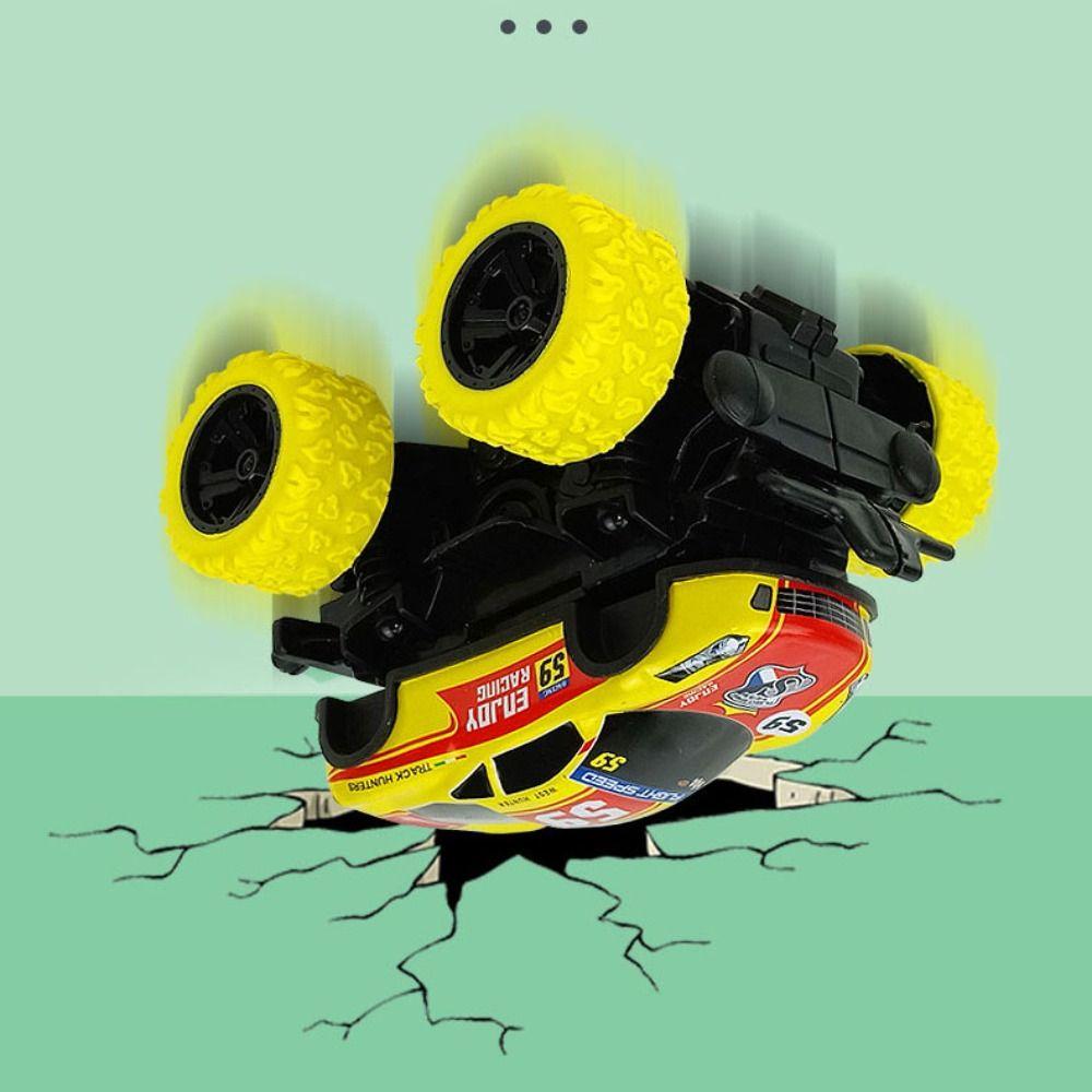 Rotated With 360° Graffiti Off-road Vehicle ABS Material Rotated On The Ground Car