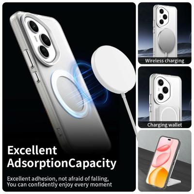 Für Honor 400 Pro 5G (Global) Magnetische Hülle Anti-Drop Hybrid-Handy-Rückseite