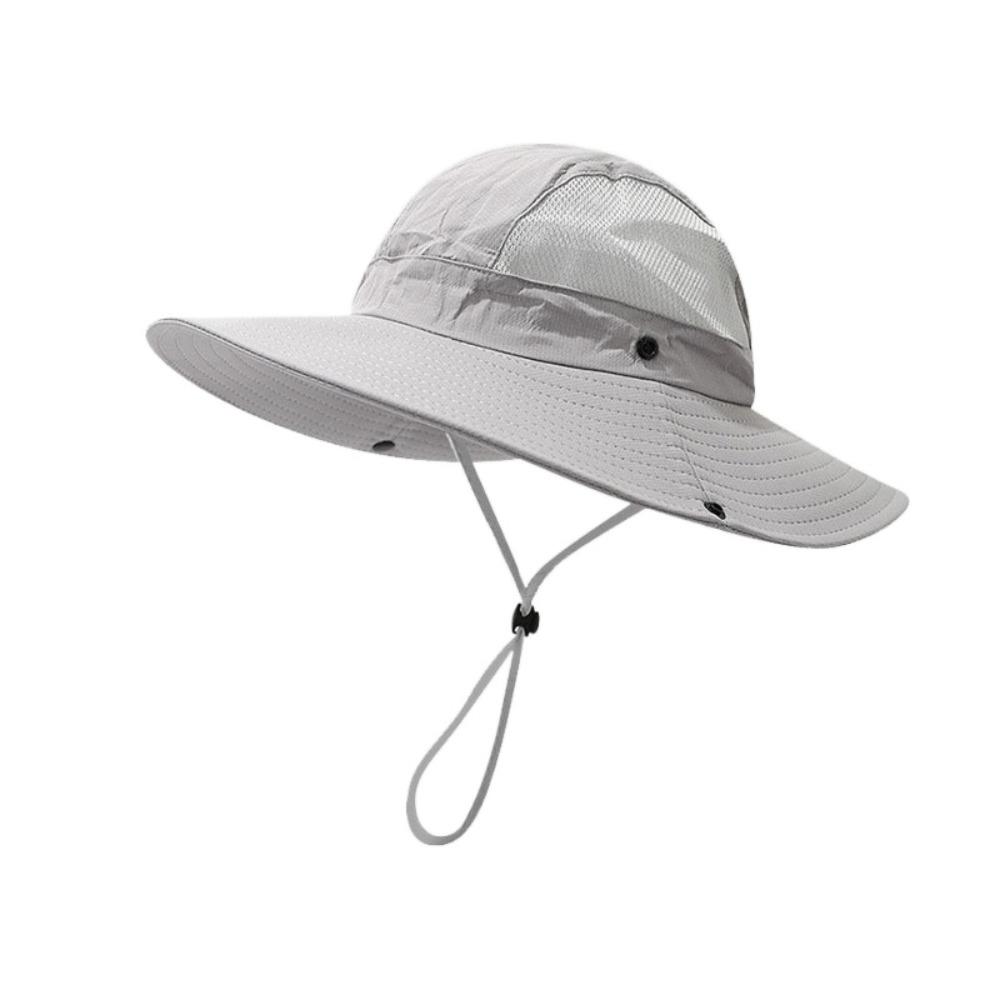 Quick-dry Men Fisherman's Hat Waterproof Hiking Cap Casual Folding Bucket Hat  Sports