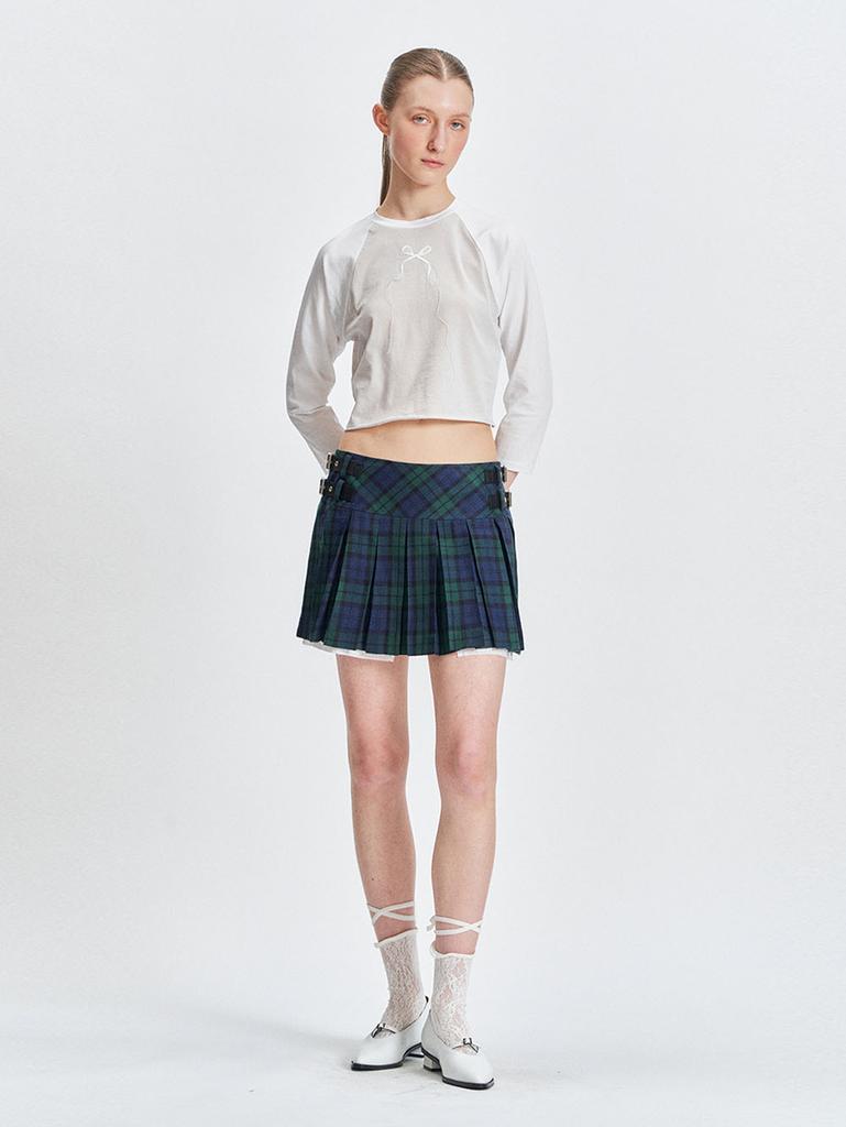 TUOMIO Cropped Raglan Long Sleeves [Grey]