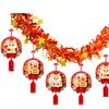 Chinese Year Banner Hanging Garland Decorative Sturdy Decoration Spring