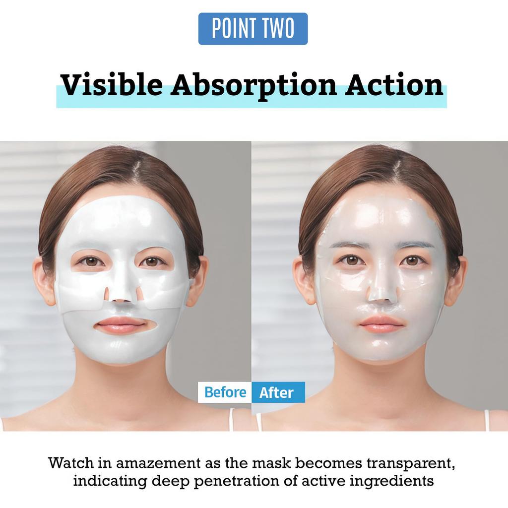 Über mich Kollagenmaske Kollagenmaske [MediAnswer] (5er-Pack) (Pore 5er-Pack)