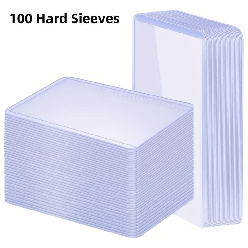 100pcs Double Sided Protective Film 3 X 4 Storage Loader Card Holder Baseball Football Basketball Hockey Golf Sports Cards Loads