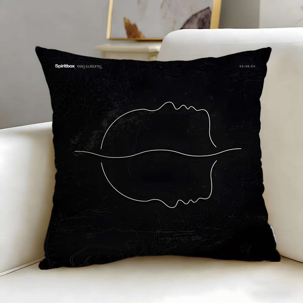 Beliebte Band Spiritbox Kissenbezug Weich Leicht zu waschen Kissenhülle Vielseitig für Sofa Bett Reise und Büro