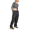 adidas Womens Ribbed Long Sleeve Crop Top Black Women Streetwear JD0014