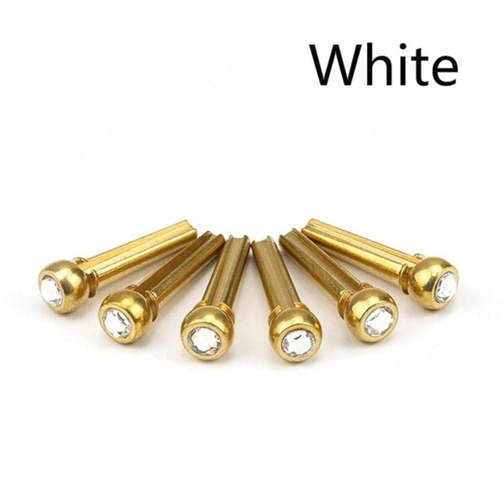 Metal Brass Stringed Instruments Guitar Strings String Nails Fixed Cone String Pins Bridge Pins