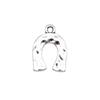 Vintage Horseshoe Charms Alloy Metal Pendants For DIY Jewelry Lucky Themed Accessories
