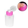 60/150ml Empty Pump Dispenser Container Clean Nail Polish Remover Liquid Bottle