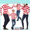 Onde Está Wally Fantasia de Halloween Divertida e Inteligente Roupa de Fantasia Anime Cos Reino Unido