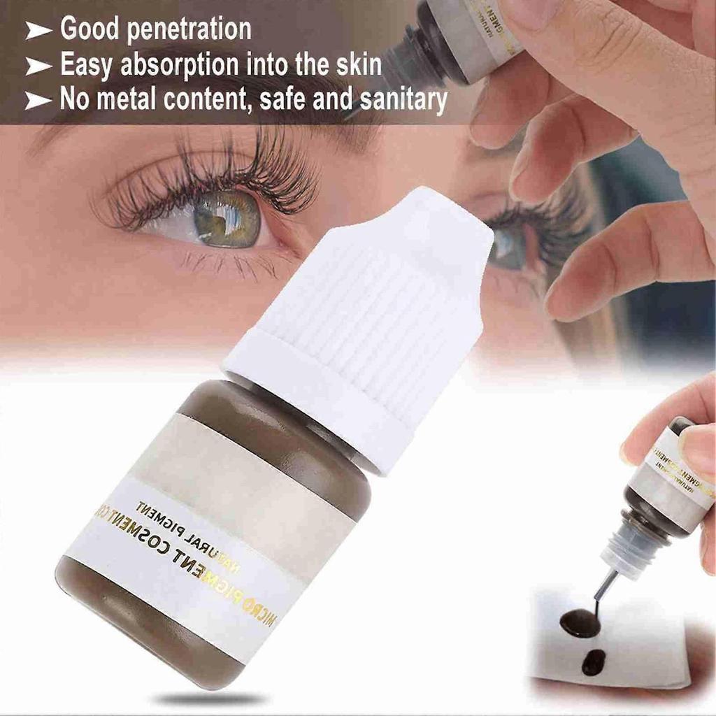 Microblading Pigment Ink 18g Semi Permanent Dark Brown & Grey