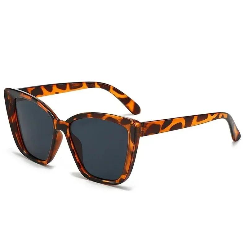 Lunettes de soleil de mode pour femmes, protection UV d'extérieur, hommes femmes, monture carrée, voyage, lunettes de soleil, nuances, mode, lunettes œil de chat