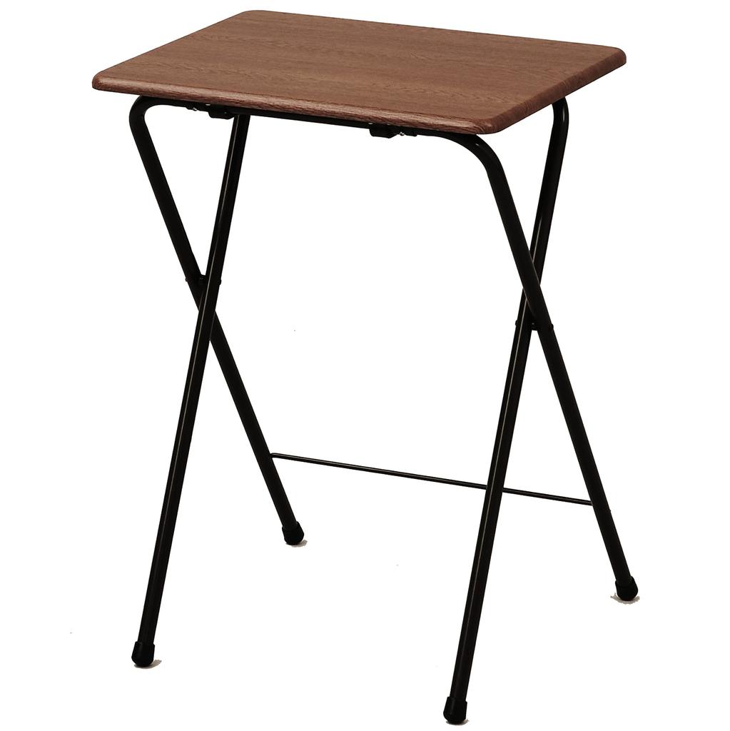YAMAZEN Folding Mini Table Dark (High) Brown/Brown YST-5040H (DBR/BR)