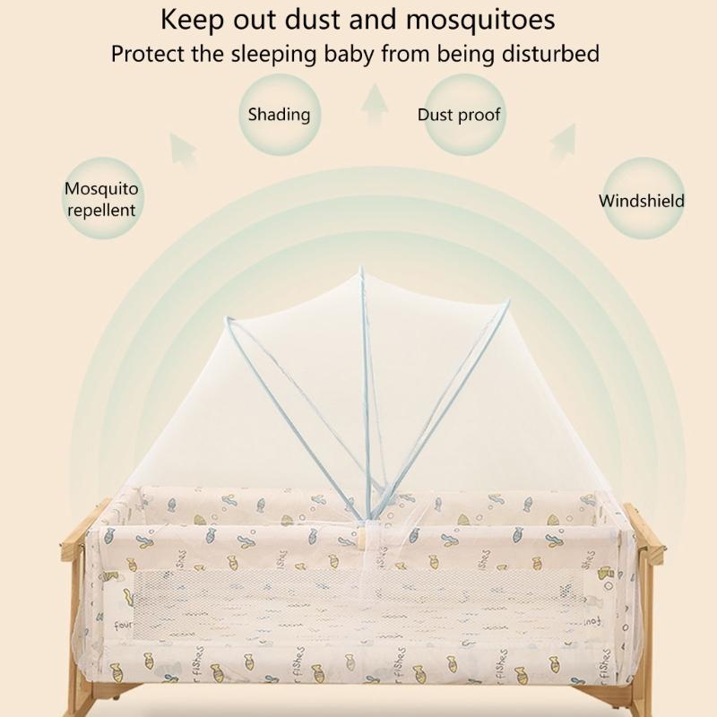 Net Insect Protections Net Baby Bed Netting Universal Bed Tent Canopy for Crib Bassinet Insect Screen