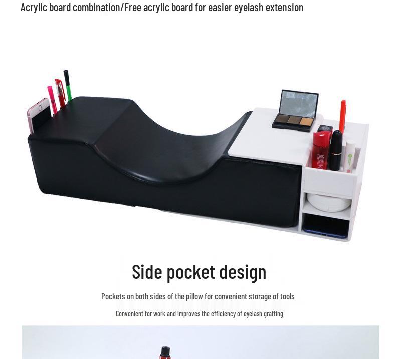 U-Shaped Eyelash Extension Pillow for Beauty Salons & Worktables
