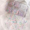 Mixed Shape Nail Art Glitter Set 6 Grids/Box DIY Nail Embellishments  Nail Decoration