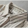 Spring and Autumn Loose Casual Literary Retro Japanese  Temperament Striped Shirt Women