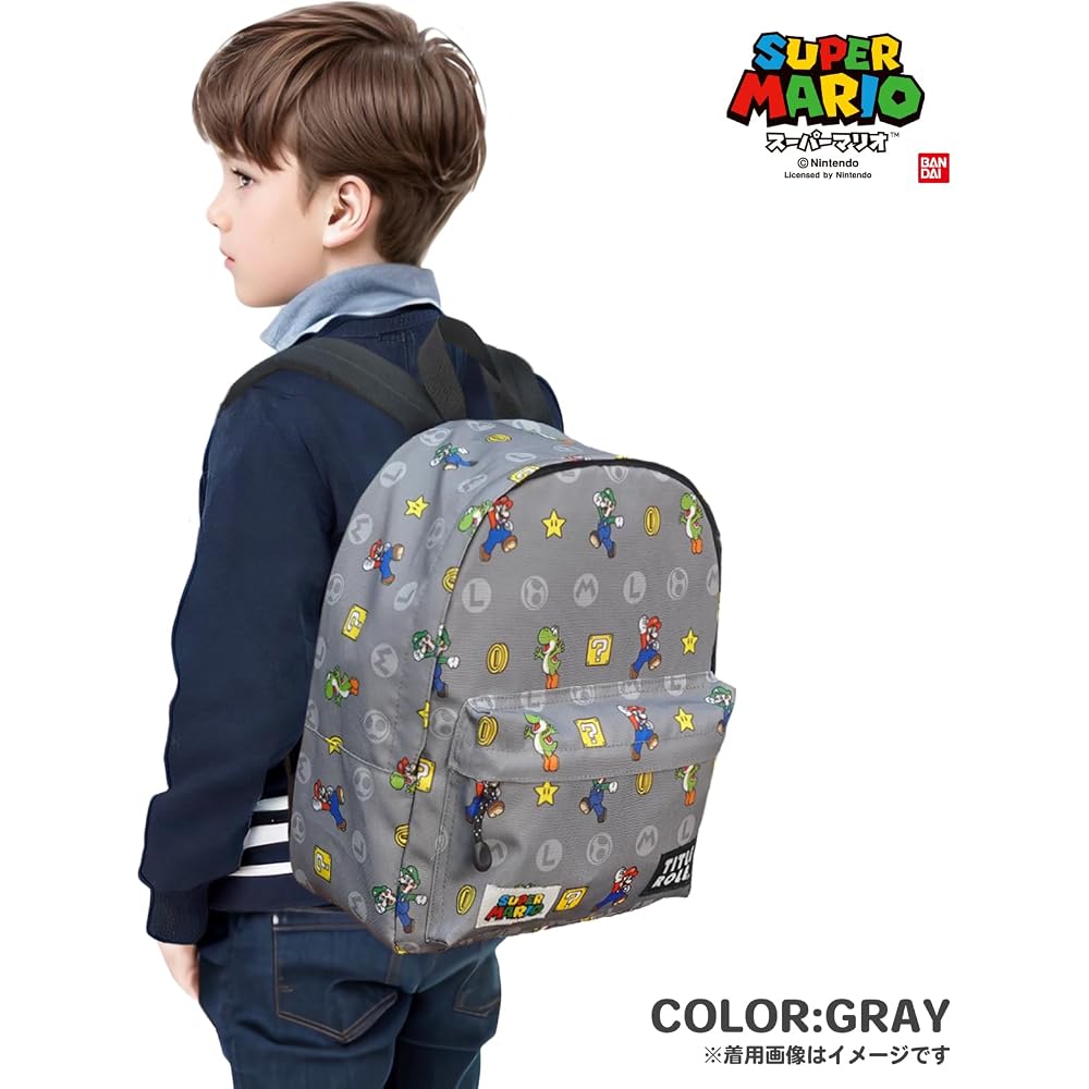 [TITLE ROLE] [TITLE ROLE] backpack SUPER MARIO (Super Mario) KIDS Jump & Run Kids Red