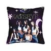 Katseye  Kpop  Square Pillow Cases  Cushion Covers Novelty Zipper Decorative Pillowcover for Sofa 40x40cm