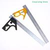 [CL]1Pcs Multifunctional 300MM Adjustable Angle Ruler 12" Combination Square Ruler Woodworking Level Gauge Angle Metric Ruler