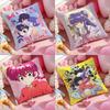 R-Ranma Anime Cushion Cover Pattern Printed Pillowcase for Living Room Sofa Cushion Cover & Bedroom Decor