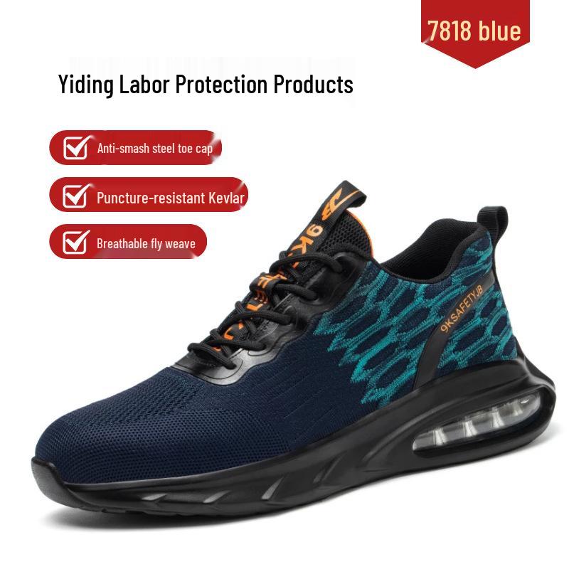 

Мужская защитная рабочая обувь: Высокие, Ударопрочные, Защита от проколов, Дышащие 36