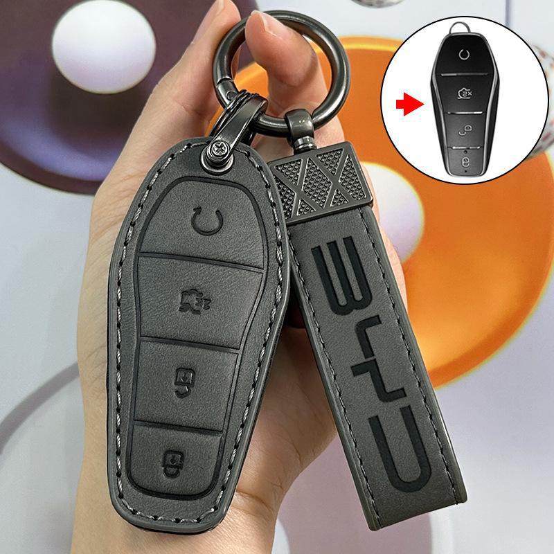 BYD Yuan Plus Key Cover for Song, Han, Qin, Tang, Destroyer 05 - Premium Car Key Bag