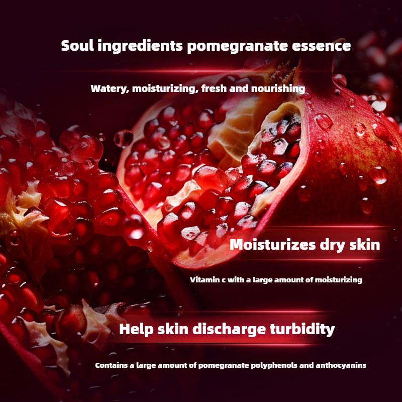 Pomegranate Polypeptide Moisturizing Luxury Bonus Gift Box Hydrating Coagulant Seven-piece Facial Treatment Set