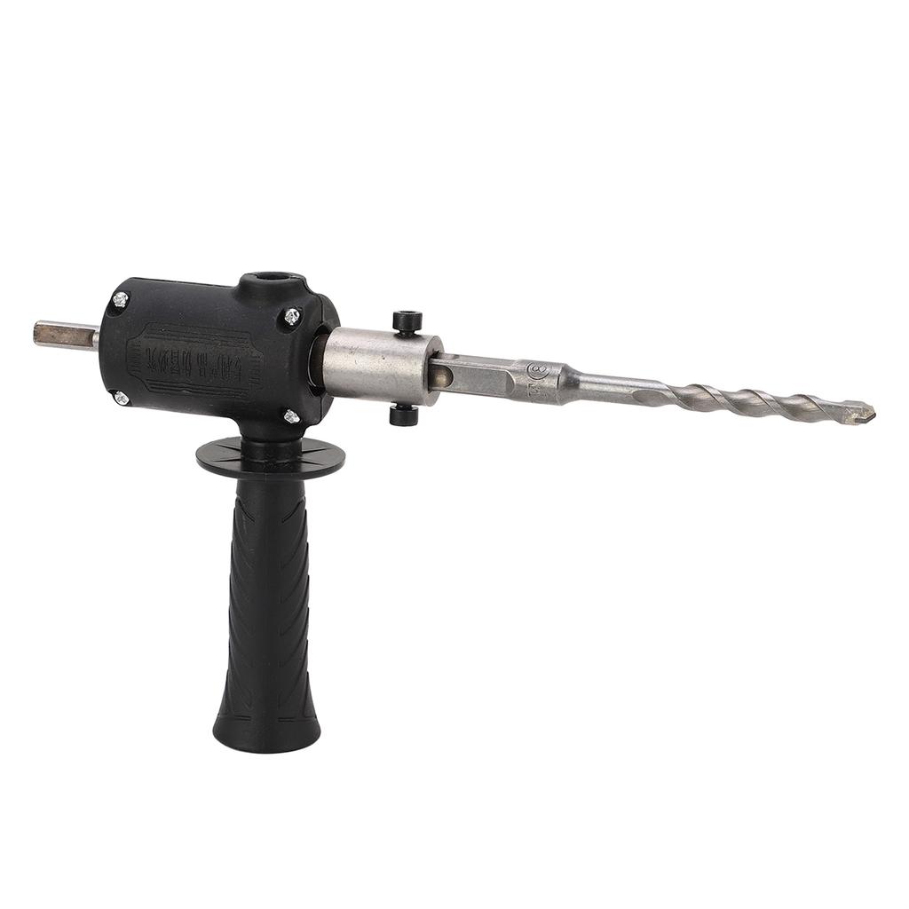 Electric Drill to Hammer Adapter Conversion Head with Bits Screws Handle Power Tool Attachment
