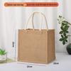 In-Stock Muji-Inspired Plain Linen Tote Bag - DIY Hand-Painted Souvenir & Shopping Jute Bag