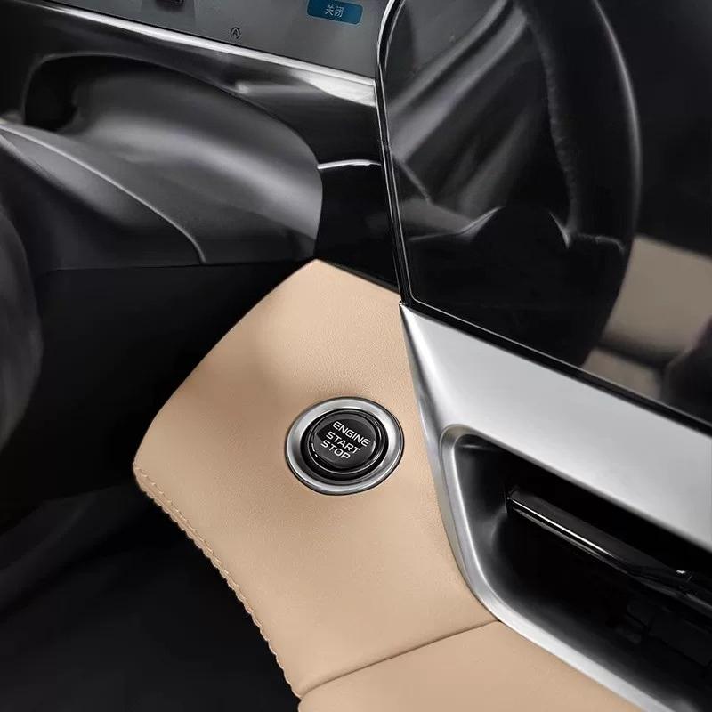 For Geely Monjaro/Starray/ICON/Preface L/Jiaji/Cowboy 2022-2026 Car One-click Start Protective Film Ignition Ring Button Sticker